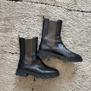 Michael Kors Leather Ankle Boots